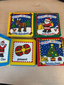 4 Mini Christmas Hardback Books