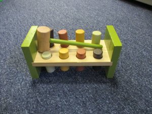 Wooden Hamper Bench Toy