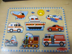 Vehicles sound puzzle 