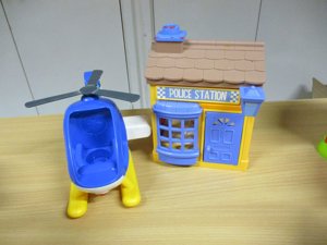 Police and helicopter 