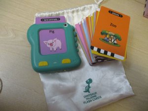 Dinosaur talking flash cards